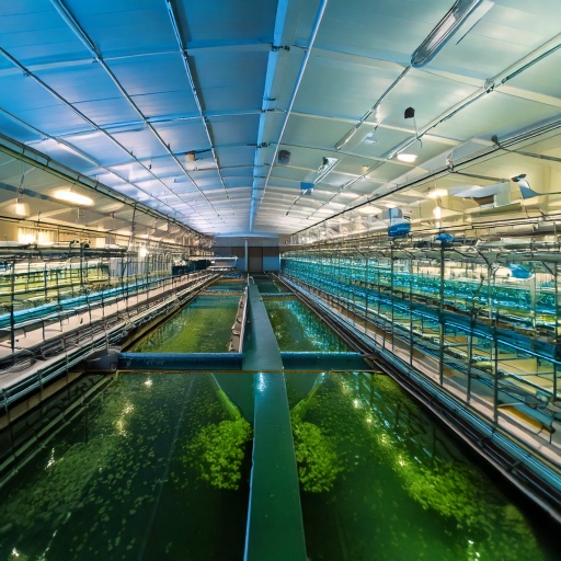 Firefly commercial Aquaponics fish farm farm inside a one story building 34245