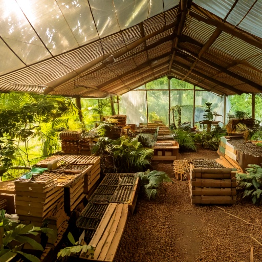 Firefly commercial insect farm in a hut 90479 Firefly commercial insect farm in a hut 90479