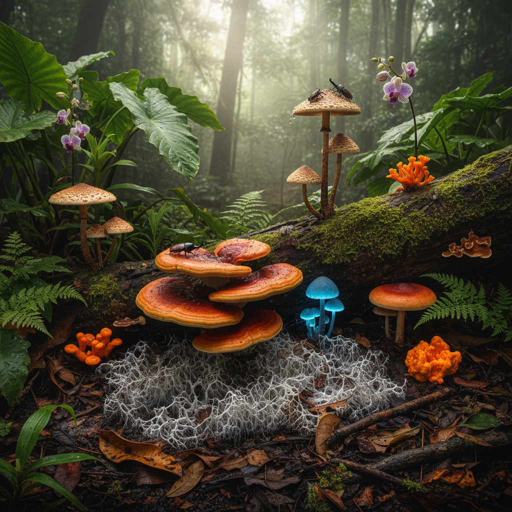 A Fungi Entire Organism With The Mycelium And Any Fruiting Bodies And Everything Firfly Nano Sq 1